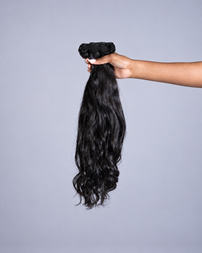 Raw Filipino wavy extensions